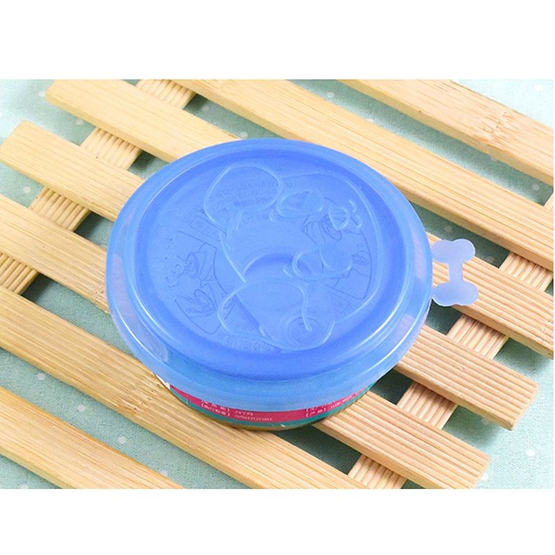 2 Pcs Reusable Pet Dog Can Tin Food Covers With