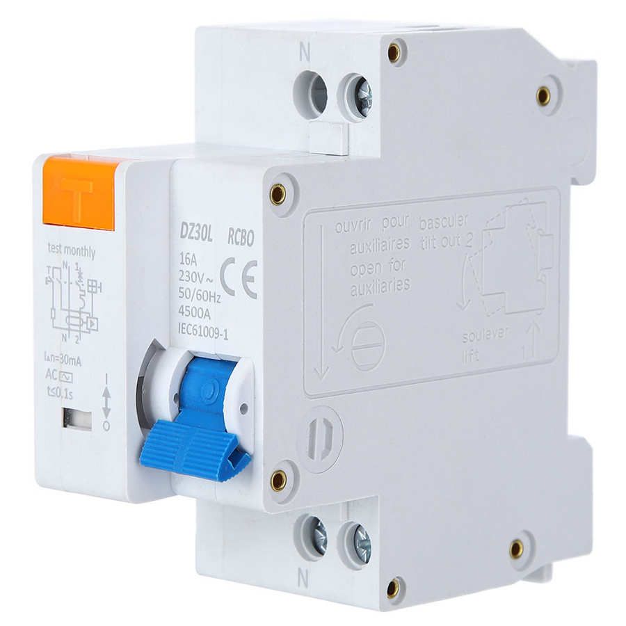 1P+N Residual Current Circuit Breaker Over And Short