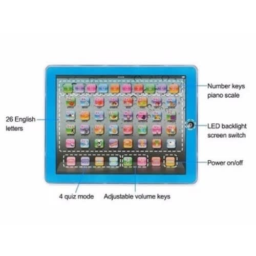 Y-pad Kid's Educational Learning Touch Pad - Blue