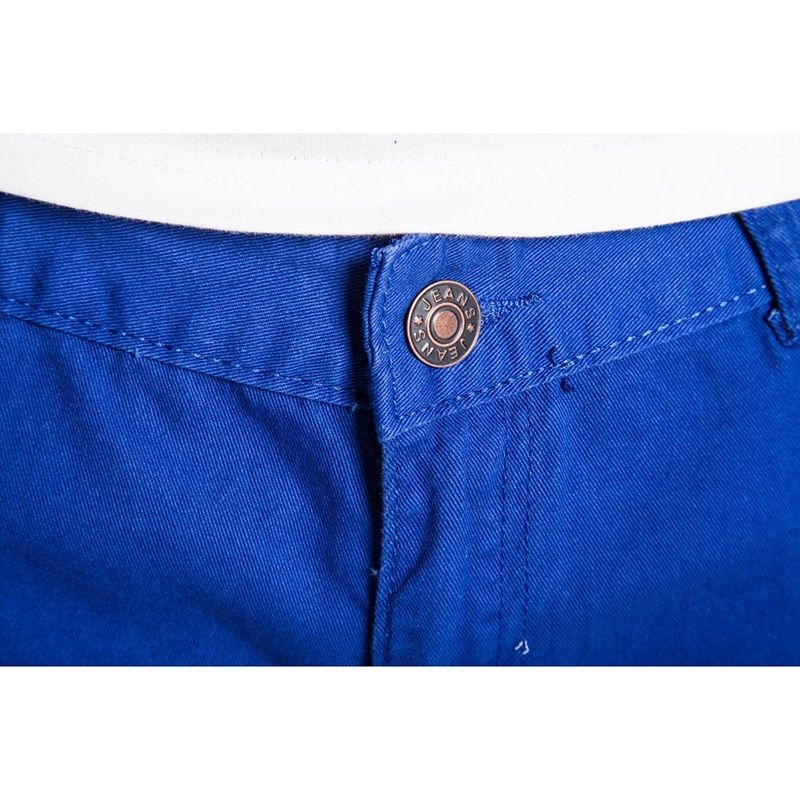 Casual Ripped Denim Shorts For Men (White)