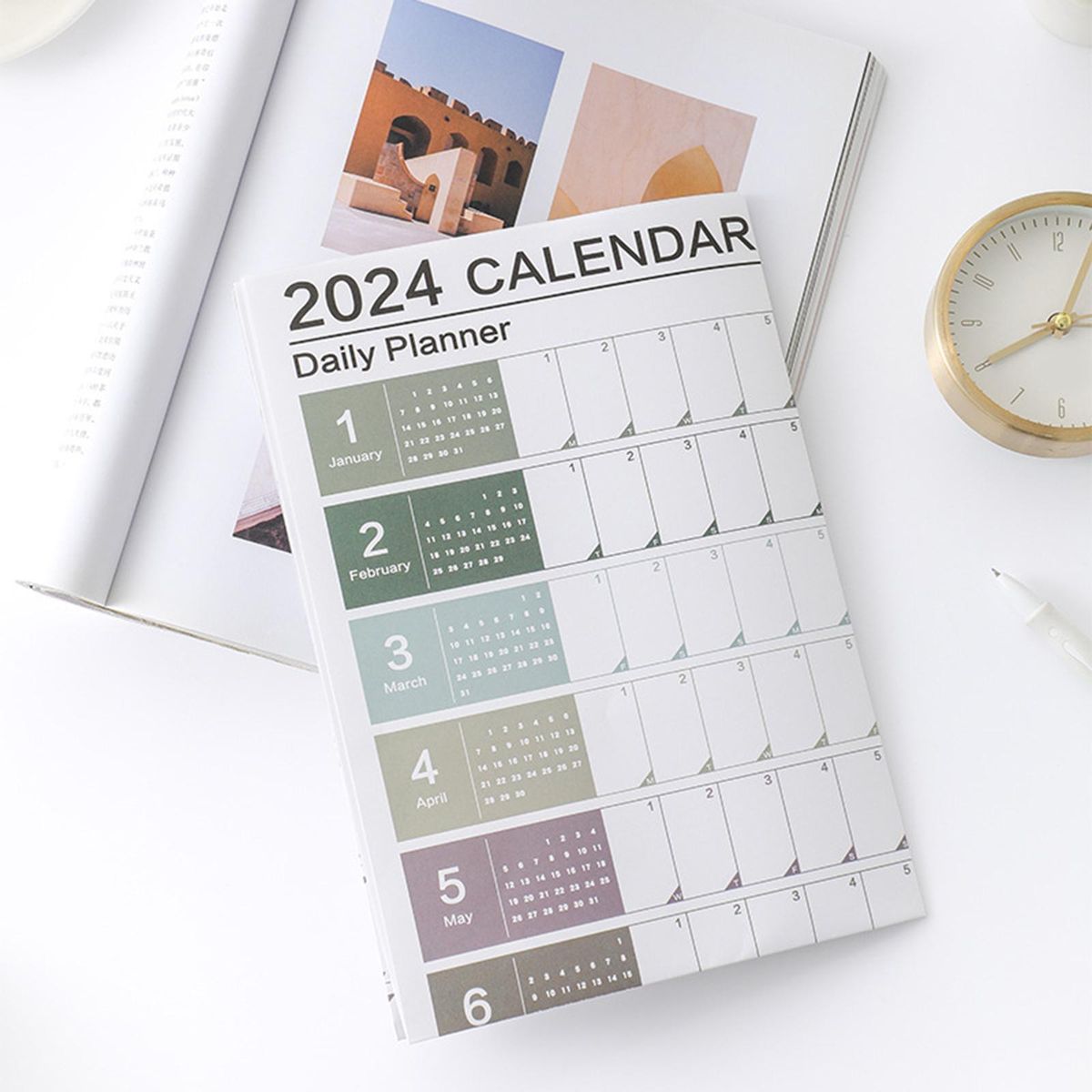 Wall Hanging Calendar 2024 To Do List Daily Schedule  A