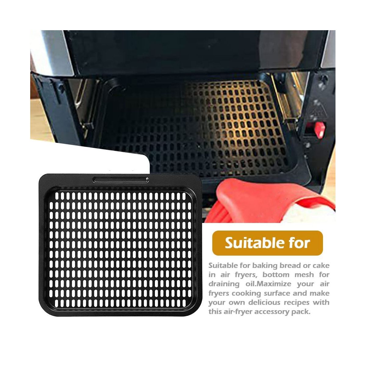 Cooking Tray Repment, Mesh Cooking Rack Air Fryer