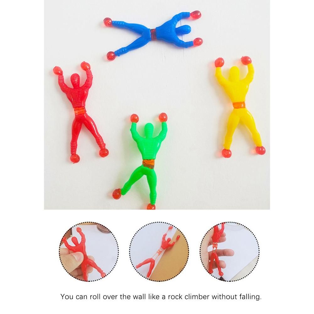 Multi-style Children's Small Toys Funny Wall Climbing Big Stick Man Spider Stick Man Villain Toys