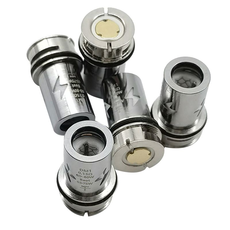 5Pcs Replacement Coil Head TPP Pod Coil DM1 0.15Ohm for VOOPOO Drag 3/Drag X Plus/Drag XS Pro Pod Mod Resistance DL