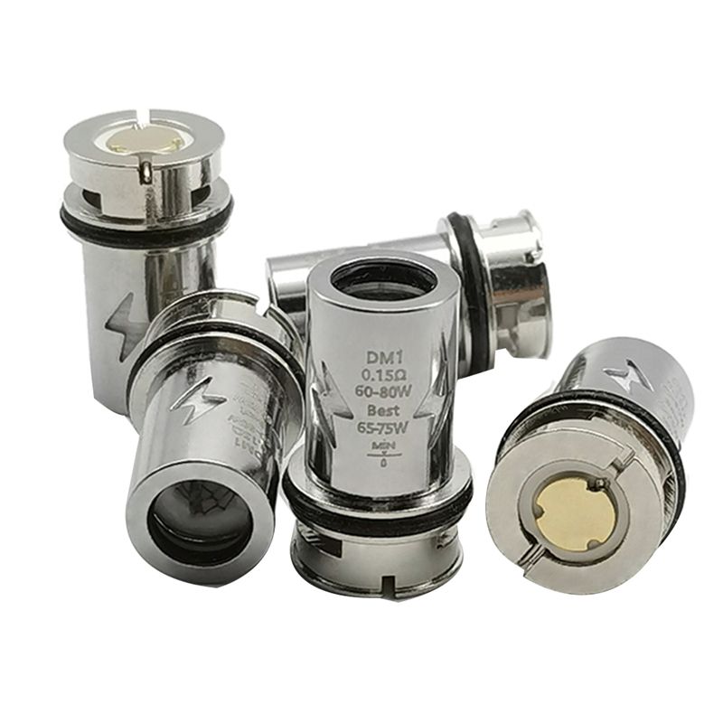 5Pcs Replacement Coil Head TPP Pod Coil DM1 0.15Ohm for VOOPOO Drag 3/Drag X Plus/Drag XS Pro Pod Mod Resistance DL