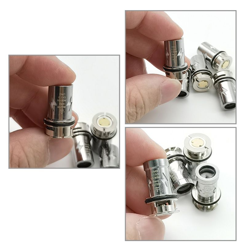 5Pcs Replacement Coil Head TPP Pod Coil DM1 0.15Ohm for VOOPOO Drag 3/Drag X Plus/Drag XS Pro Pod Mod Resistance DL