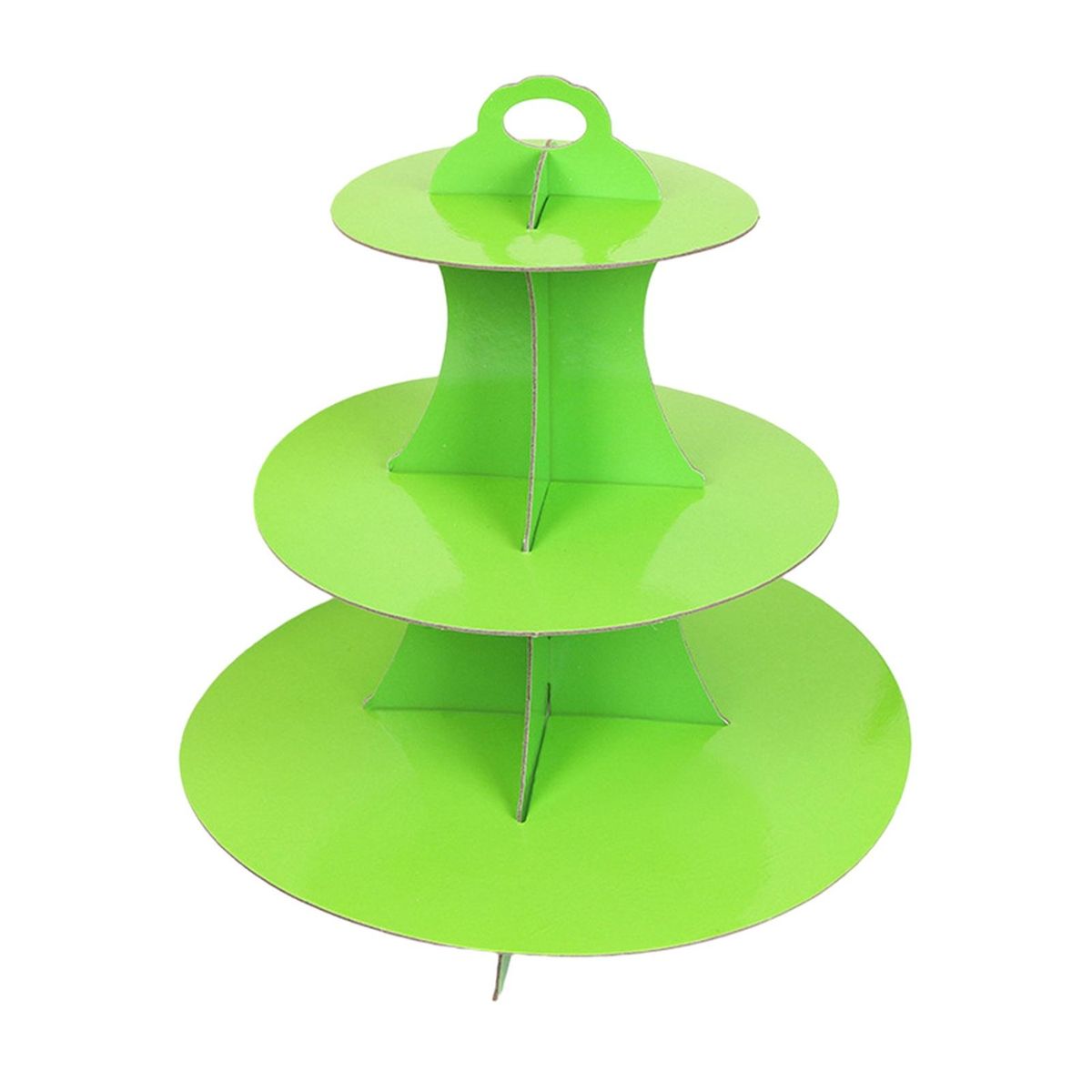 Birthday Cake Stand Cake Display Rack Desktop Dessert Holder Ornament Green