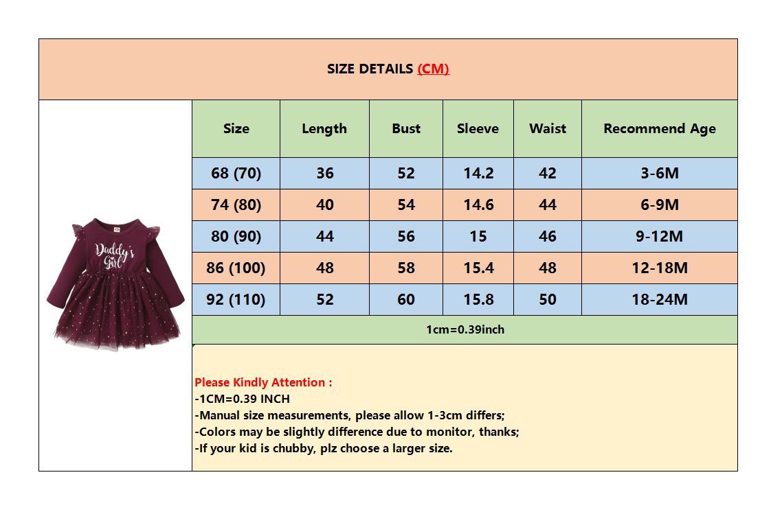 Baby Girl Festival Princess Dress Long Sleeve Sequins Tutu Skirt