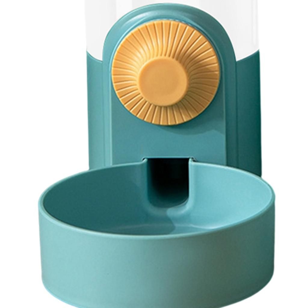 Cage Hanging Automatic Food Water Dispenser Gravity Auto Feeder Green