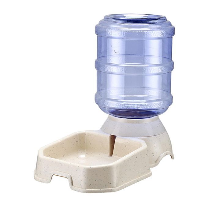 2 Pcs Gravity Automatic Pet Water Dispenser Feeder Waterer Auto