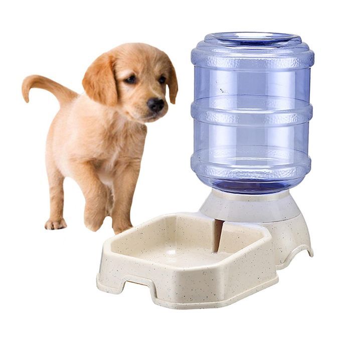 2 Pcs Gravity Automatic Pet Water Dispenser Feeder Waterer Auto