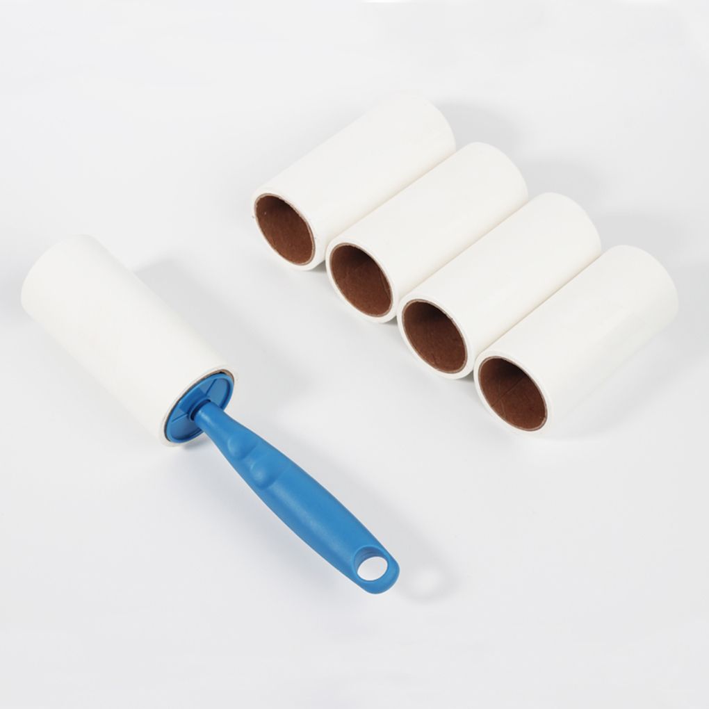 5pcs Sticky Paper Roller Super Sticky Clothes Lint Rolling Remover Sofa Curtain Fabric-A