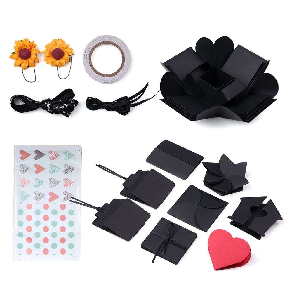 DIY Explosion Box Handmade Memory Scrapbook Photo Album