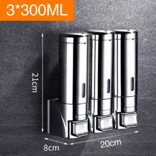 2X300Ml Soap Dispenser Wall Wall-Mount Hotel