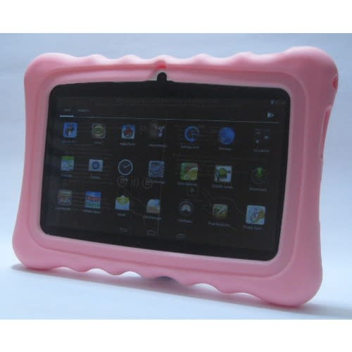 A707 Children's Educational Android 6.0 Tablet -7"- 16GB ROM - Wifi - 1GB ROM + Light Pink Case