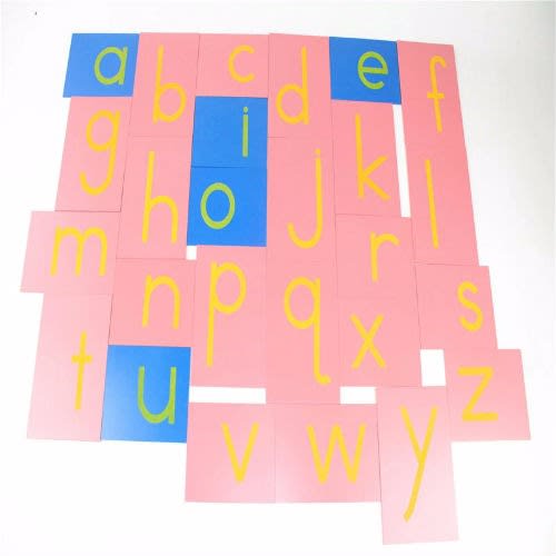 Lower Case Sandpaper Letters--Multicolour--No