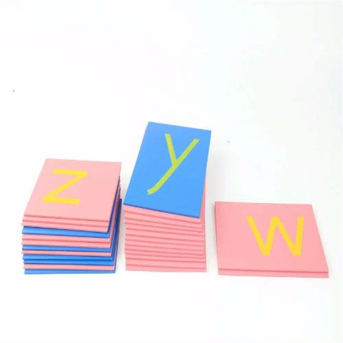 Lower Case Sandpaper Letters--Multicolour--No