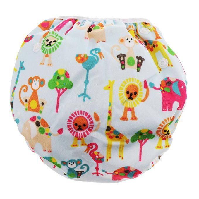 Baby Adjustable Swim Diaper Nappy Reusable Washable Shorts Circus