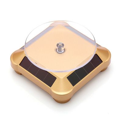 Turntable Rotating Display Stand Solar/battery Powerd 360°