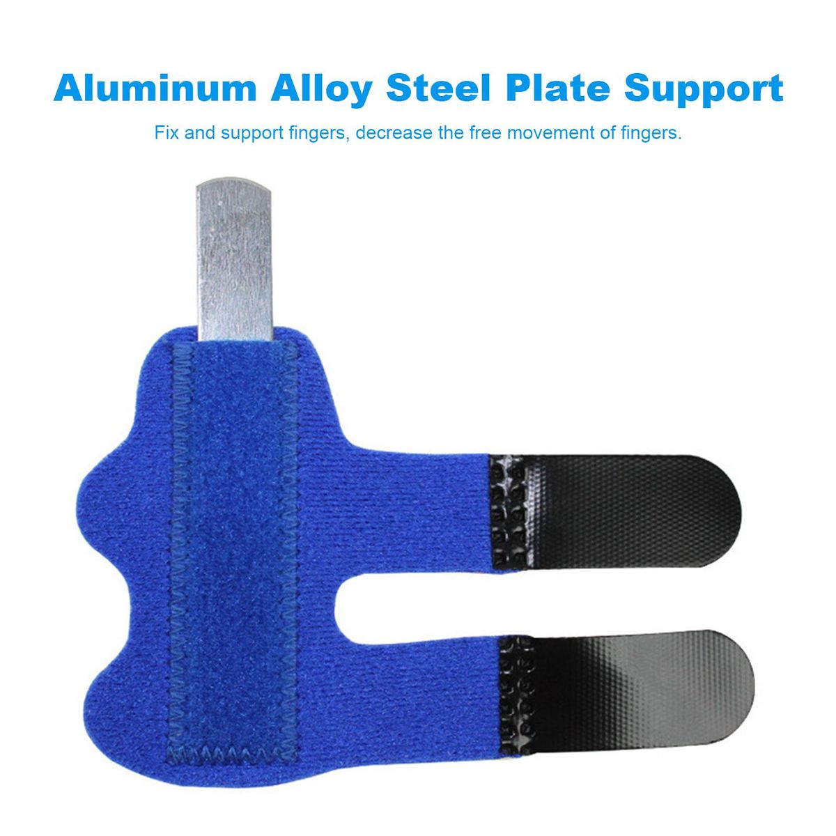 Finger Splint Sleeves Built-in Aluminium Support Finger Brace Protector for Broken Fingers/Arthritis Reliefs/Pain Reliefs
