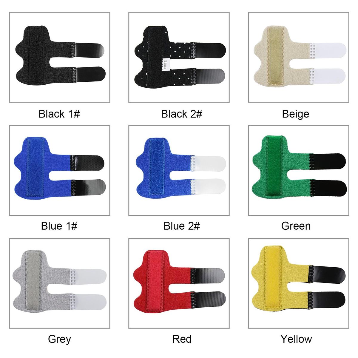 Finger Splint Sleeves Built-in Aluminium Support Finger Brace Protector for Broken Fingers/Arthritis Reliefs/Pain Reliefs