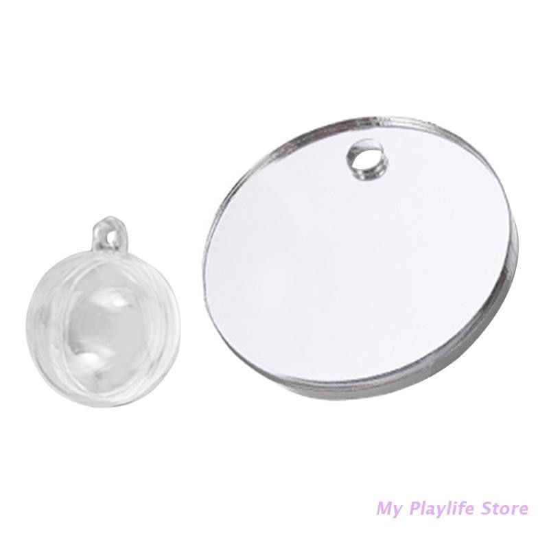 Floating Betta Exercise Mirror Dia. 5cm/6cm/7cm Floating Round Mirror Fish Tank Antidepressant Betta Training Mirror 7CM