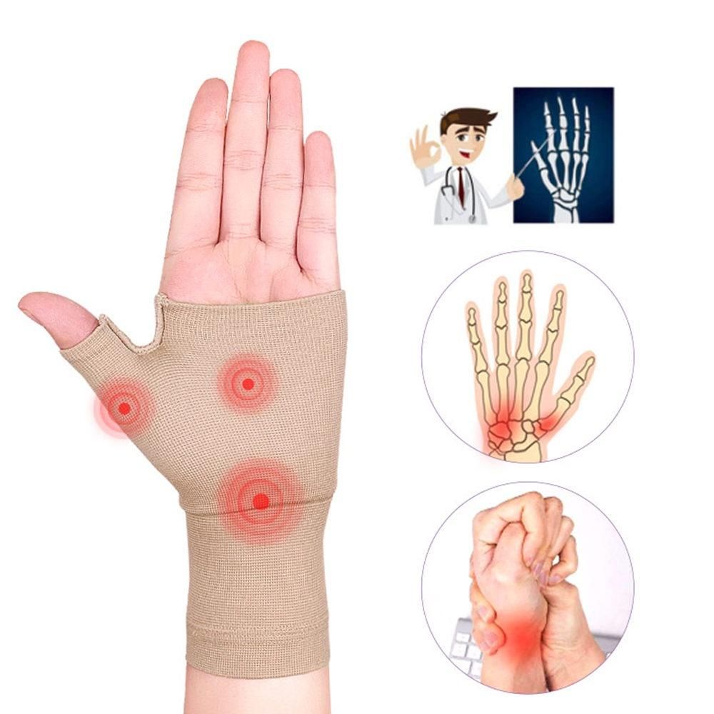 1Pair Wrist Thumb Support Sleeve, Compression Arthritis Glove for Carpal Tunnel