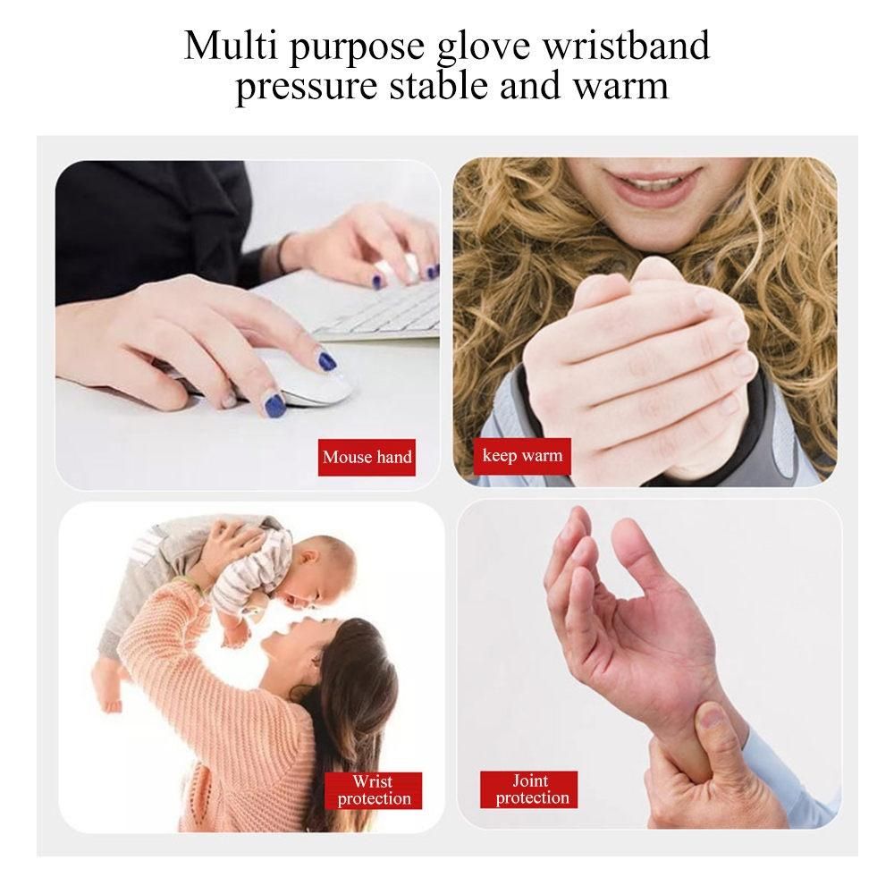 1Pair Wrist Thumb Support Sleeve, Compression Arthritis Glove for Carpal Tunnel