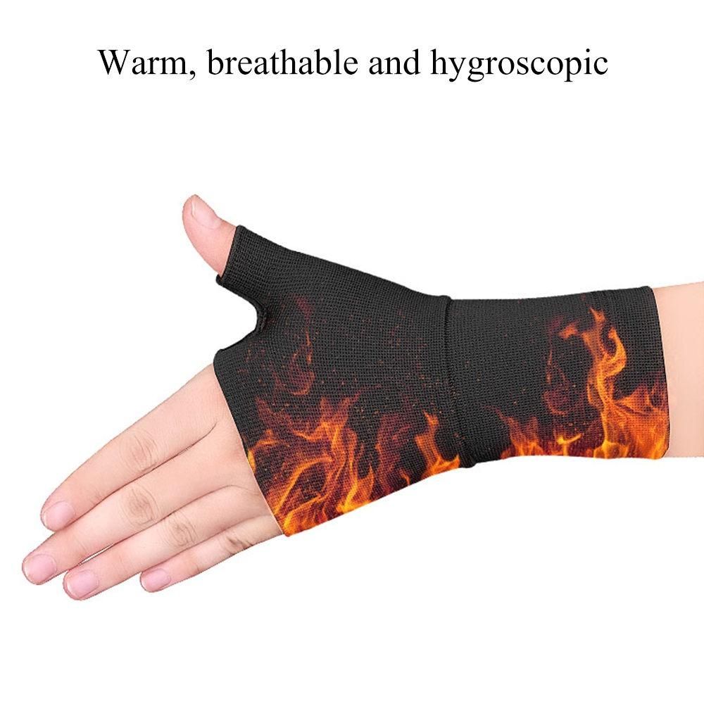 1Pair Wrist Thumb Support Sleeve, Compression Arthritis Glove for Carpal Tunnel