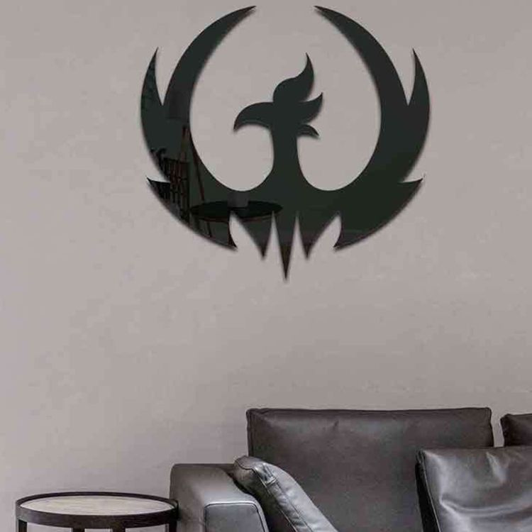 Acrylic Spreading Wings Bird Stereoscopic Wall Stickers