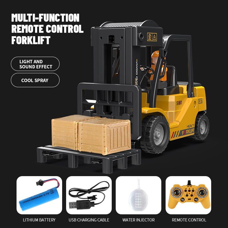 Remote Control Crane.12 Channel 2.4GHz Full Functional Remote Control Forklift