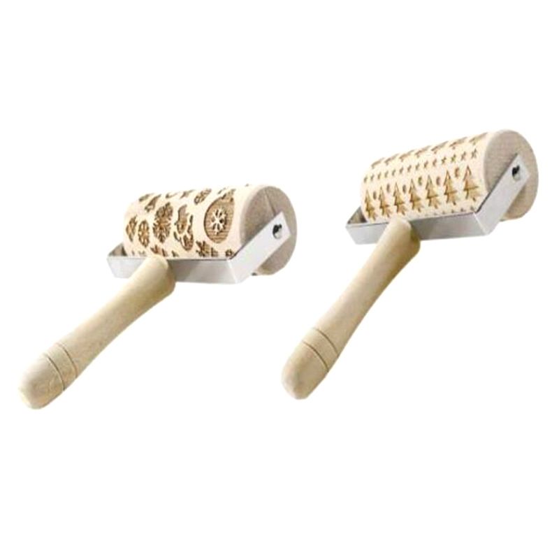 Christmas Wood Ball Pin DIY Tool With Christmas Tree