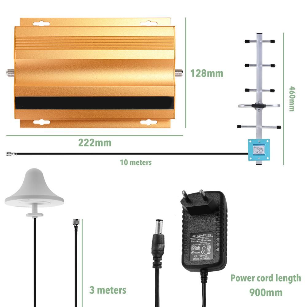 AT980 Mobile Phone Signal Booster Cell Phone 2G GSM900MHz Signal Repeater for Home Amplifier Complete Set