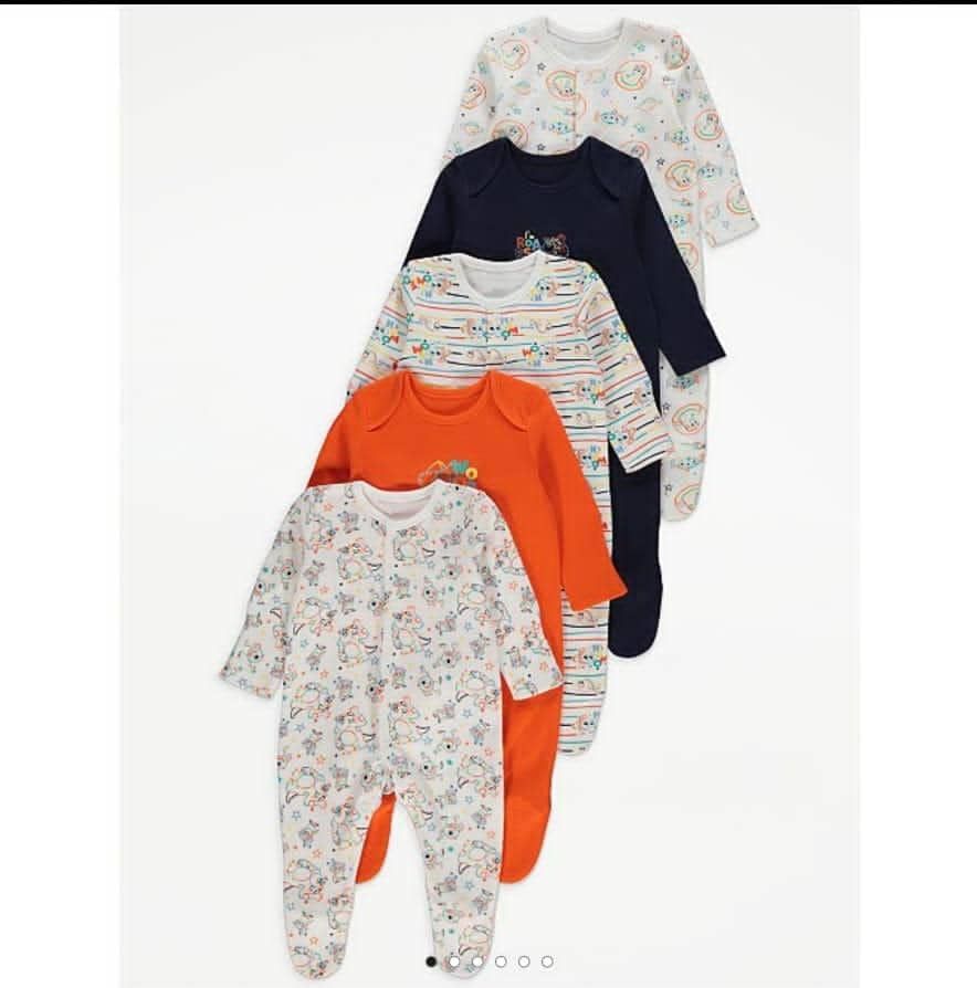 Baby 5packs Roarsome Sleepsuit Design