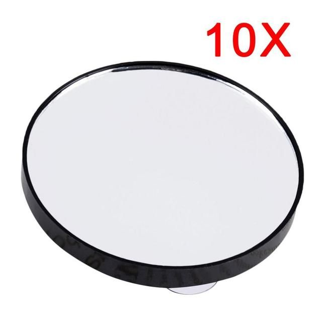 Pocket Makeup Mirrors 5x 10x 15x Mirror Two Suction Cups