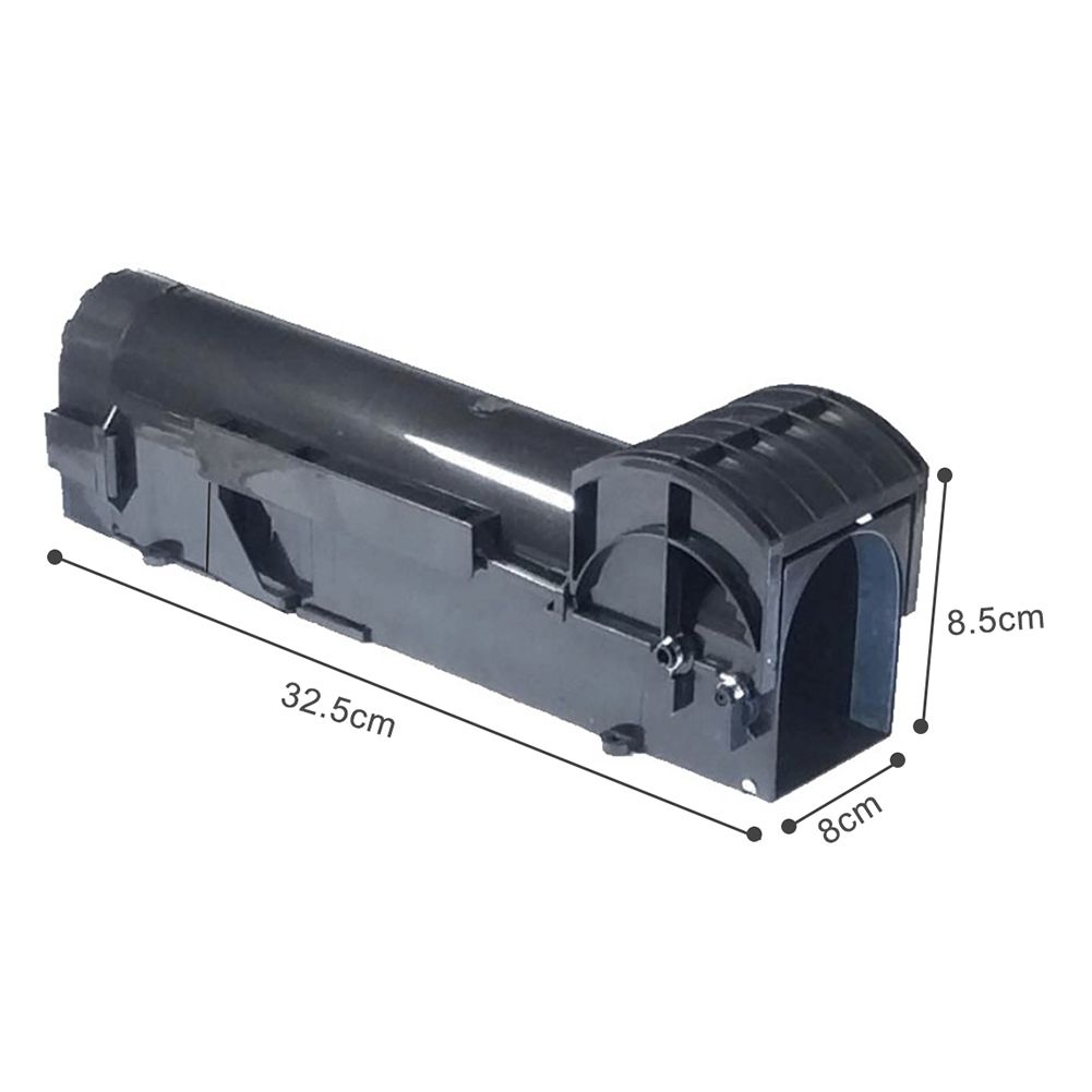 Transparent Reusable Mouse Trap Rodent Mice Live-Black