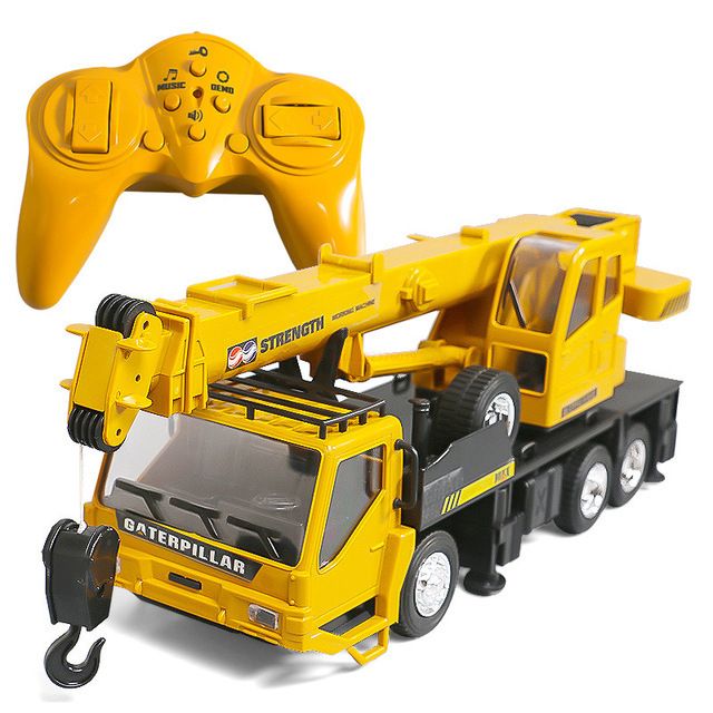 Toys For Kids Car Remote Control Lift Construction Engineering Simulate Crane
