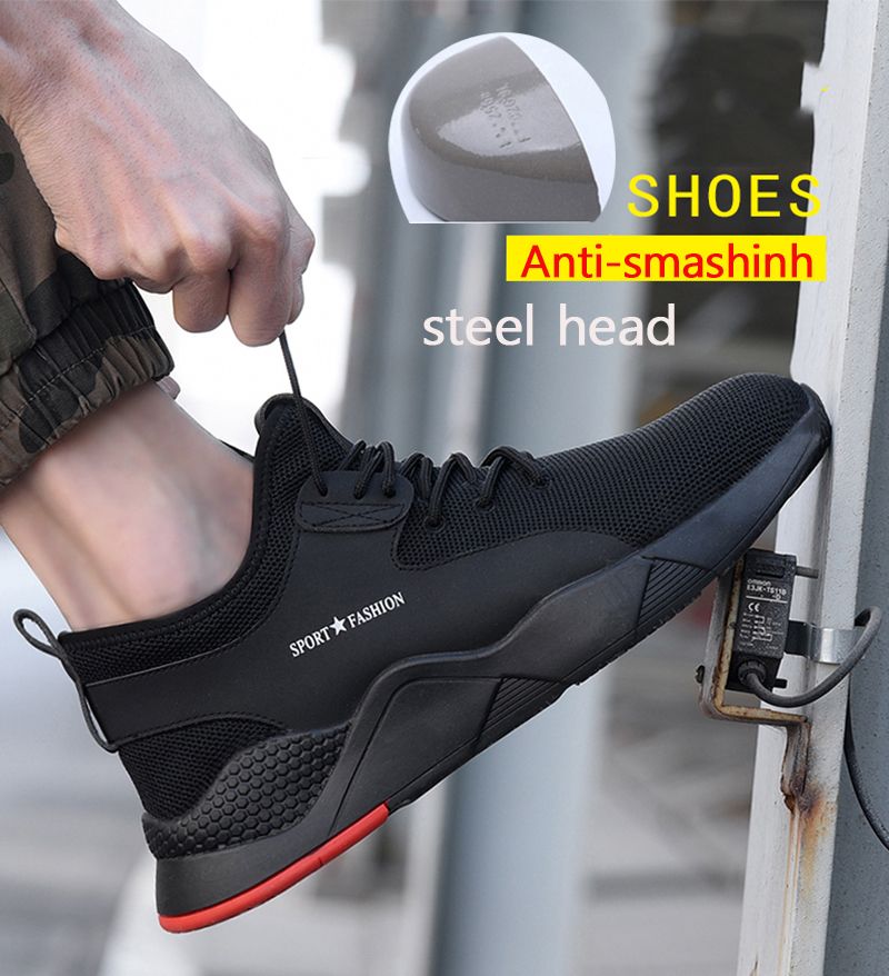 Safety Shoes Boots For Men Steel Toe Cap Work Shoes