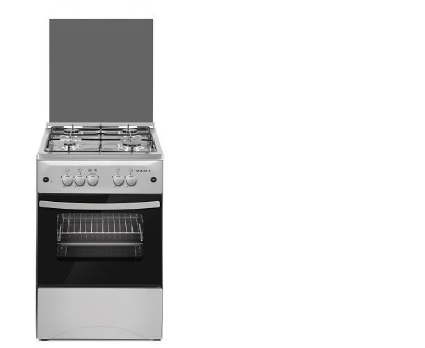 50x50 3B+1 Standing Gas Cooker, IGL, Inox  Oven & Lamp
