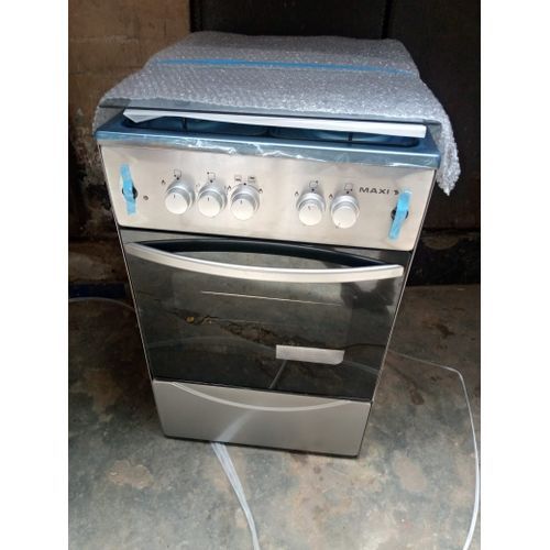 50x50 3B+1 Standing Gas Cooker, IGL, Inox  Oven & Lamp