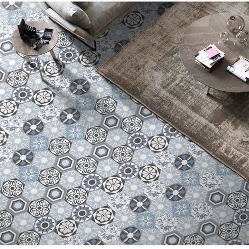 3d Stereo Wall Stickers Living Room Bedroom TV Background Waterproof Self-adhesive Wallpaper Hexagonal Tile Stickers # 1