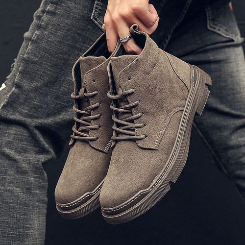 Men's Casual Suede Suede Frosted Martin Boots