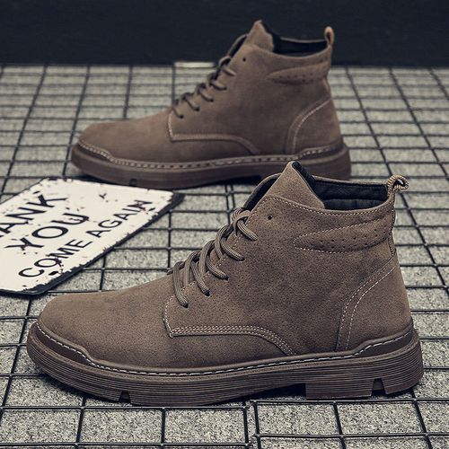 Men's Casual Suede Suede Frosted Martin Boots
