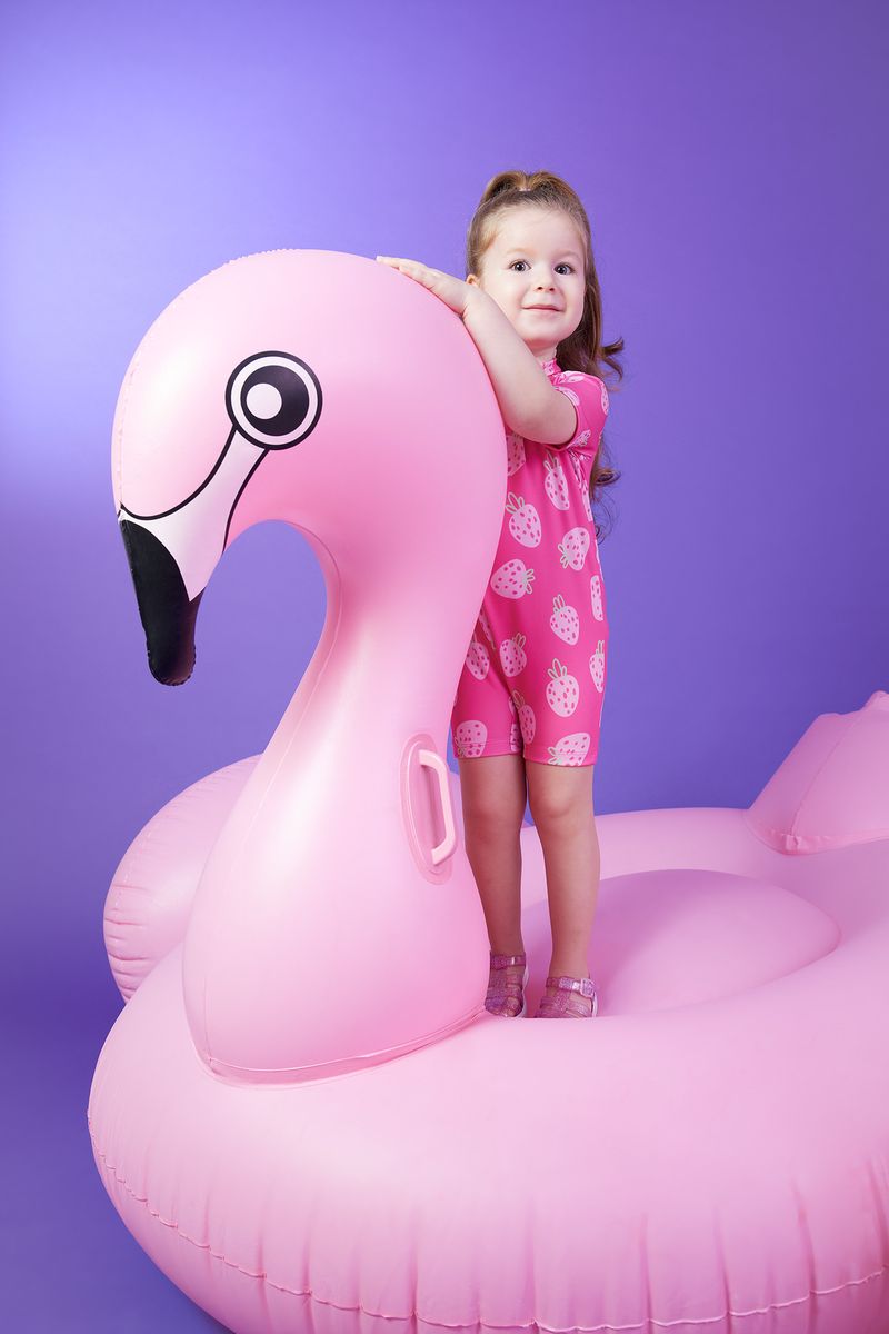 BabyGirl Casual Regular Fit Swimsuit - Pink