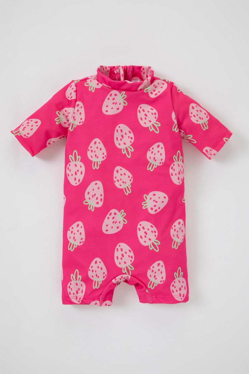 BabyGirl Casual Regular Fit Swimsuit - Pink