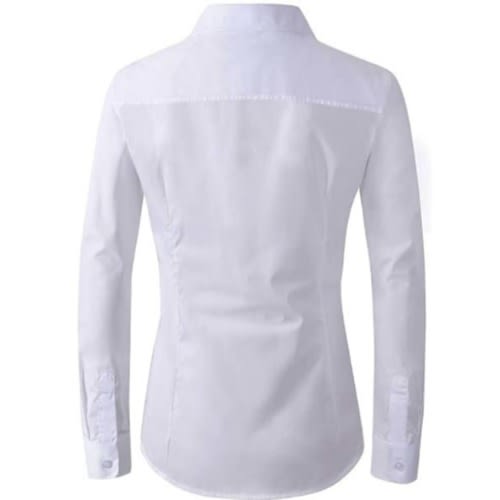 Ladies Formal Dress Shirt - White