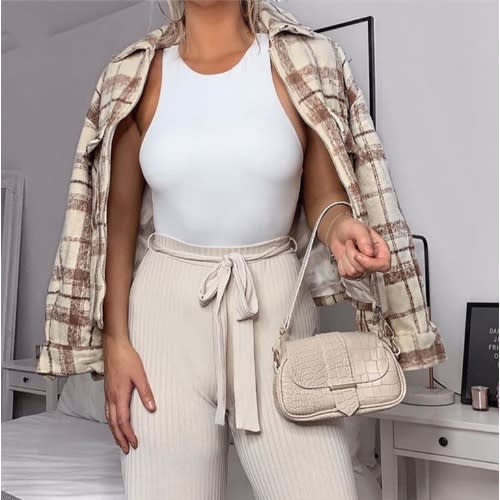 Sleeveless Bodysuit White
