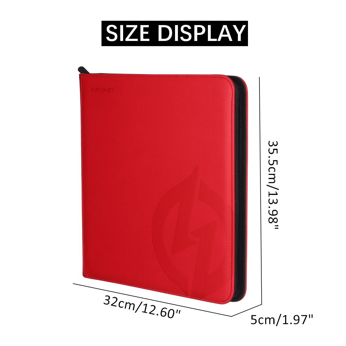Durable Waterproof 480 Pockets Album Pages Collection Book Trading Gaming Card Storage Picture Photos Book Photo Album Sheet Holder Red