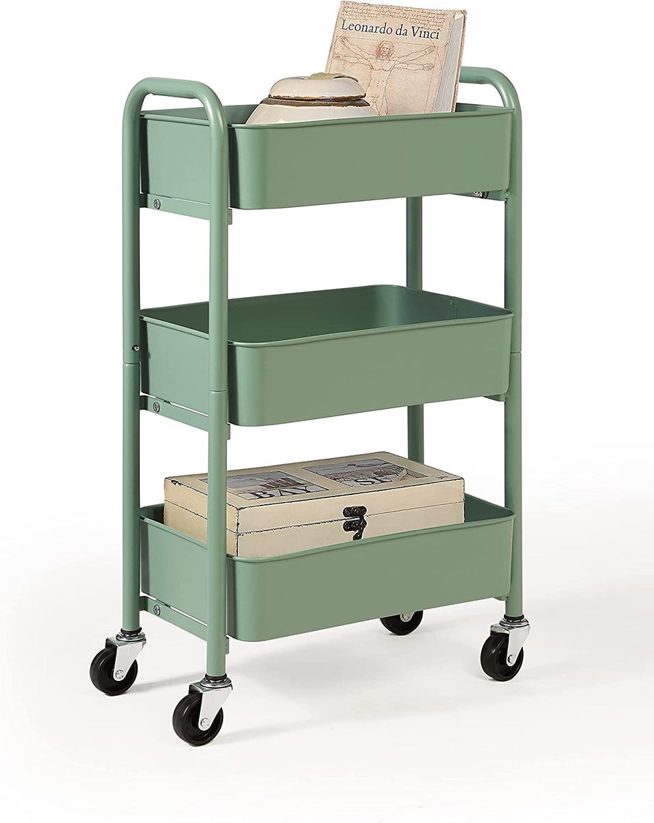 Kitchen Wagon, Rack, Mini Wagon, Basket Trolley,