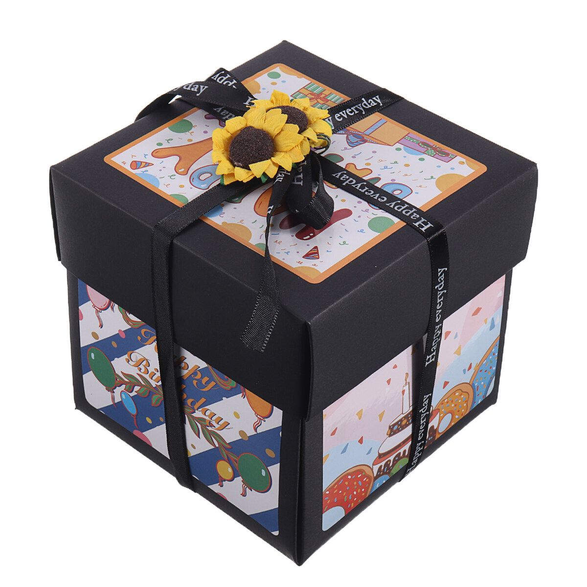 Explosion Box Quadrilateral 5 Layers Surprise DIY Album Creative Gift Birthday Gift Creative DIY Gift For Anniversary Celebration/ Birthday Celebration Christmas